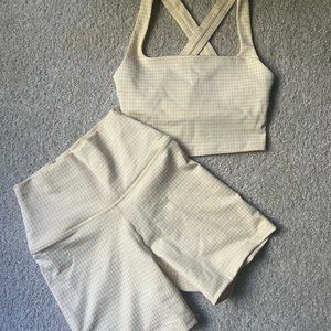 Nike Yellow Gingham Set